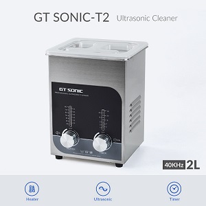 Bể rửa siêu âm 2 lít có gia nhiệt GT Sonic T2