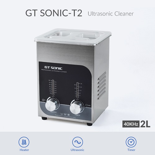 Bể rửa siêu âm 2 lít có gia nhiệt GT Sonic T2