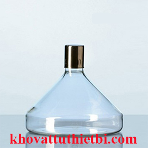 Bình cấy mô dạng Fernbach hình côn, cổ thẳng, nắp kim loại - Duran