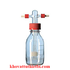 Bình sục khí, nắp vặn không có đĩa lọc - Duran