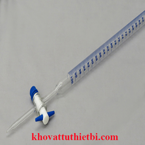 Buret thuỷ tinh 10ml Gamalab - Đức