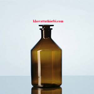 Chai cổ mài miệng hẹp nắp thủy tinh đầu bằng thủy tinh soda-lime - Duran