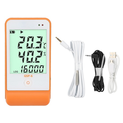 Nhiệt ẩm kế tự ghi dữ liệu Elitech GSP-6 (Ghi 16000 điểm)