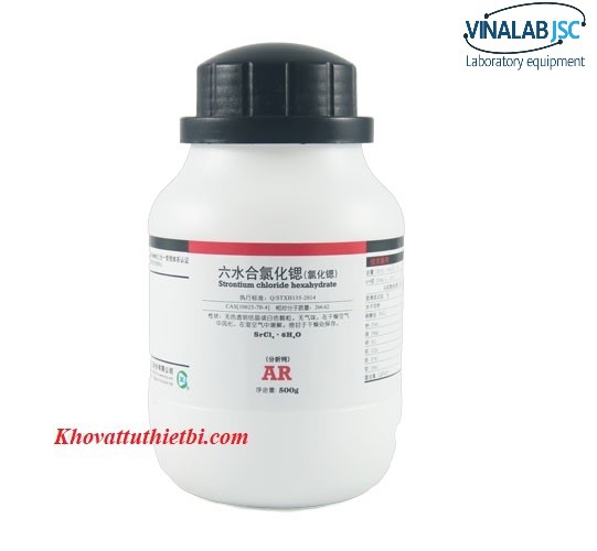 Hóa chất tinh khiết Strontium Chloride Hexahydrate SrCl2.6H2O