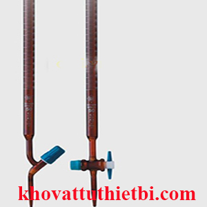 Buret nâu thuỷ tinh 50ml Gamalab - Đức