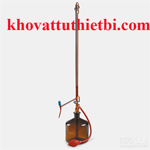 Buret tự động màu nâu 10ml Gamalab - Đức