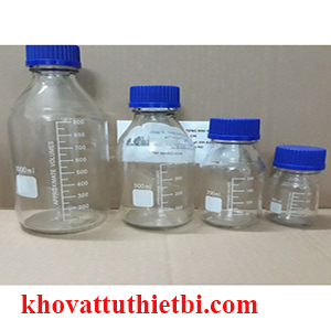 Chai trắng nút vặn