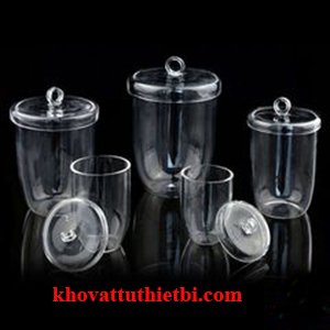 Chén thạch anh có nắp