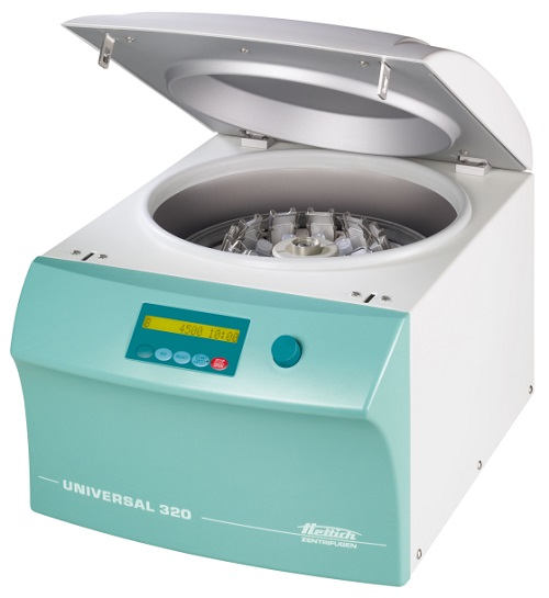 Máy ly tâm đa năng 16,000 vòng/phút Hettich Universal 320